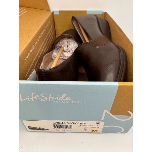 LifeStride Isabelle Dark Chocolate Loafers Women’s Size 7M - NEW IN BOX - Picture 11 of 11